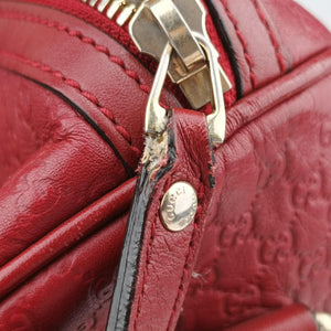 Secondhand Gucci Microguccissima Red Leather 449646 shoulderbag | stylenewstar