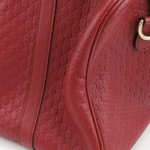 Secondhand Gucci Microguccissima Red Leather 449646 shoulderbag | stylenewstar