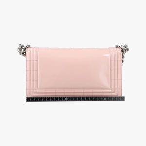 Pre-owned Chanel BOY CHANEL Pink Patent A67018 shoulderbag | stylenewstar