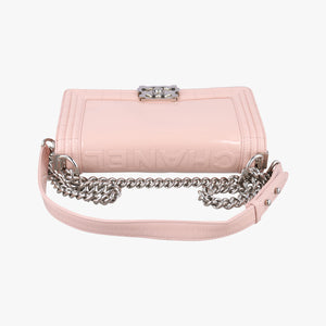 Pre-owned Chanel BOY CHANEL Pink Patent A67018 shoulderbag | stylenewstar