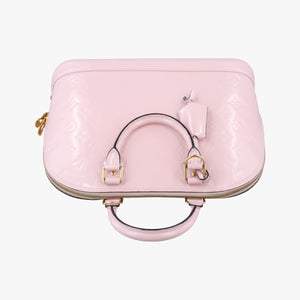 Secondhand Louis Vuitton ALMA PM ROSE BALLERIN Vernis M50412 handbag | stylenewstar