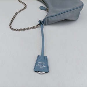 Secondhand Prada Re-Edition 2005 Re-Nylon Blue nylon 1BH204 shoulderbag | stylenewstar