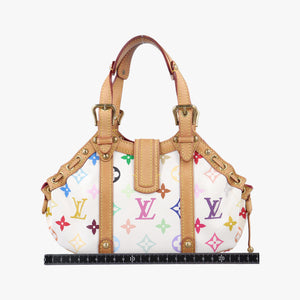 Vintage Louis Vuitton Teda PM white Monogram Multicolor M92348 handbag | stylenewstar