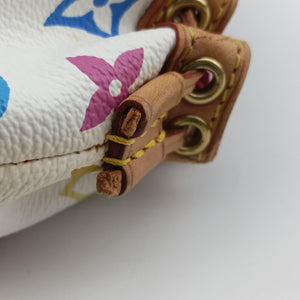 Vintage Louis Vuitton Teda PM white Monogram Multicolor M92348 handbag | stylenewstar