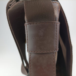Vintage Louis Vuitton Bastille Messenger EBENE Damier Canvas N45258 shoulderbag | stylenewstar