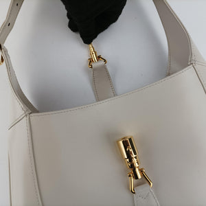 Pre-owned Gucci JACKIE 1961 White Leather 636709 shoulderbag | stylenewstar