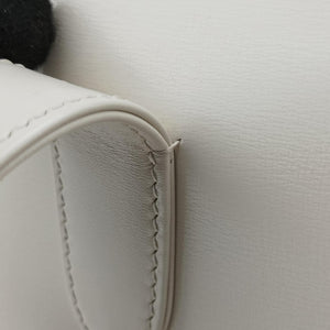 Pre-owned Gucci JACKIE 1961 White Leather 636709 shoulderbag | stylenewstar