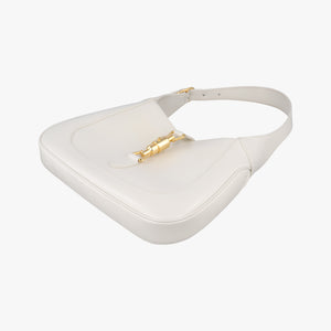 Pre-owned Gucci JACKIE 1961 White Leather 636709 shoulderbag | stylenewstar