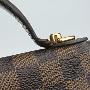 Pre-owned Louis Vuitton BERGAMO MM EBENE Damier Canvas N41168 handbag | stylenewstar