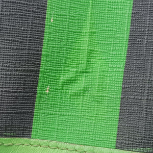 Pre-owned Gucci GG Supreme Tattoo Print Heart Charm Joy Green x White x Black PVC coated canvas 190257 handbag | stylenewstar