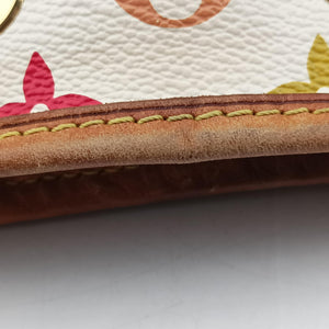 Pre-owned Louis Vuitton Petit Noe white Monogram Multicolor M42229 shoulderbag | stylenewstar