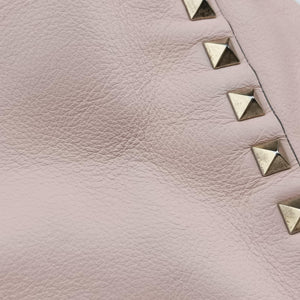 Pre-owned Valentino Rockstud Pink Leather shoulderbag | stylenewstar