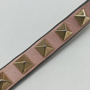 Pre-owned Valentino Rockstud Pink Leather shoulderbag | stylenewstar