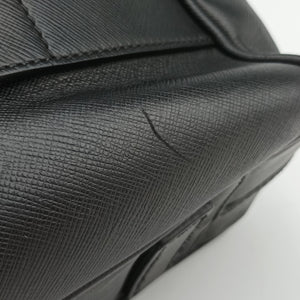 Secondhand Prada Business Briefcase Black SAFFIANO Leather 2VE011 handbag | stylenewstar