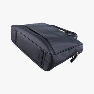 Secondhand Prada Business Briefcase Black SAFFIANO Leather 2VE011 handbag | stylenewstar