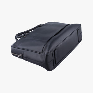 Secondhand Prada Business Briefcase Black SAFFIANO Leather 2VE011 handbag | stylenewstar