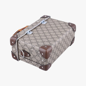 Pre-owned Gucci Padlock Brown PVC coated canvas 588351 shoulderbag | stylenewstar