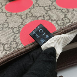 Pre-owned Gucci JACKIE beige×Multicolour canvas×leather 678843 shoulderbag | stylenewstar