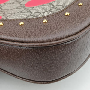 Pre-owned Gucci JACKIE beige×Multicolour canvas×leather 678843 shoulderbag | stylenewstar