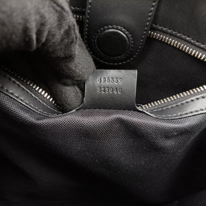 Pre-owned Gucci GG Supreme Tiger Black PVC coated canvas 495559 shoulderbag | stylenewstar