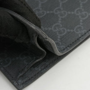 Pre-owned Gucci GG Supreme Tiger Black PVC coated canvas 495559 shoulderbag | stylenewstar