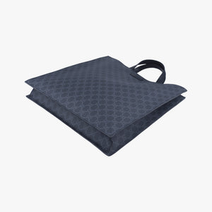 Pre-owned Gucci GG Supreme Tiger Black PVC coated canvas 495559 shoulderbag | stylenewstar