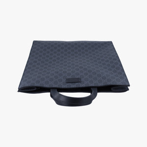 Pre-owned Gucci GG Supreme Tiger Black PVC coated canvas 495559 shoulderbag | stylenewstar