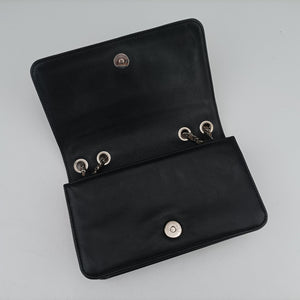 Pre-owned Chanel CC Lipstick Flap Black Patent A66935 shoulderbag | stylenewstar