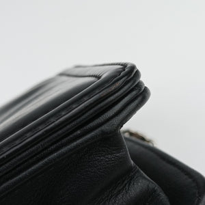 Pre-owned Chanel CC Lipstick Flap Black Patent A66935 shoulderbag | stylenewstar