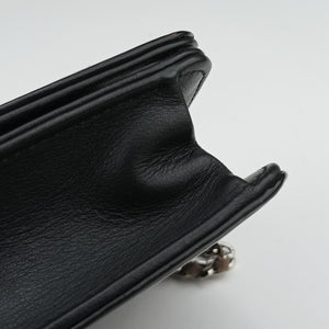 Pre-owned Chanel CC Lipstick Flap Black Patent A66935 shoulderbag | stylenewstar