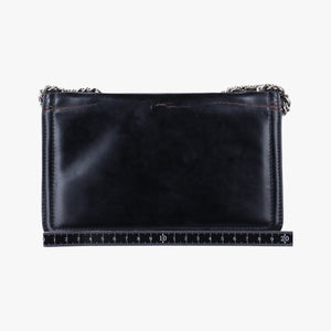 Pre-owned Chanel CC Lipstick Flap Black Patent A66935 shoulderbag | stylenewstar