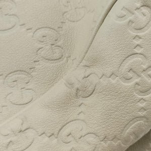 Pre-owned Gucci Sukey White Leather 211943 handbag | stylenewstar