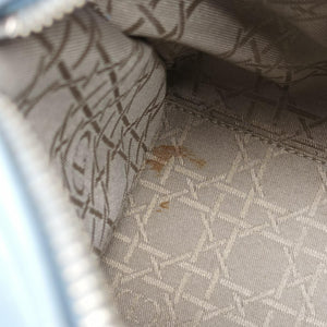 Vintage Christian Dior Lady Dior Blue lambskin shoulderbag | stylenewstar