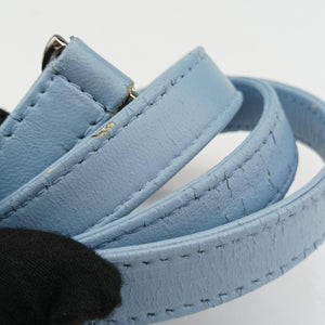 Vintage Christian Dior Lady Dior Blue lambskin shoulderbag | stylenewstar