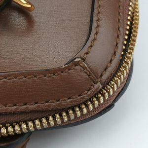 Pre-owned Gucci Horsebit 1955 Brown leather 621220 shoulderbag | stylenewstar