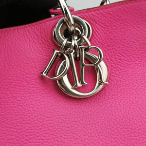 Vintage Christian Dior Diorissimo Pink Leather shoulderbag | stylenewstar