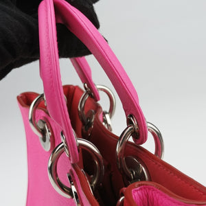 Vintage Christian Dior Diorissimo Pink Leather shoulderbag | stylenewstar