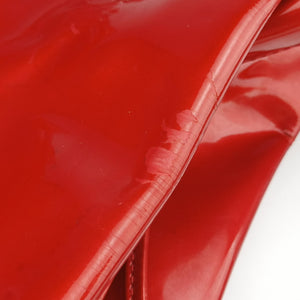 Pre-owned Chanel Strass Bon Bon Crystal Red Patent A47741 shoulderbag | stylenewstar