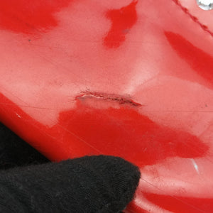 Pre-owned Chanel Strass Bon Bon Crystal Red Patent A47741 shoulderbag | stylenewstar