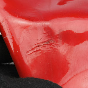 Pre-owned Chanel Strass Bon Bon Crystal Red Patent A47741 shoulderbag | stylenewstar