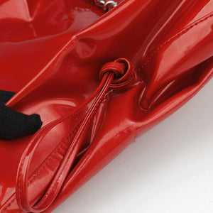 Pre-owned Chanel Strass Bon Bon Crystal Red Patent A47741 shoulderbag | stylenewstar