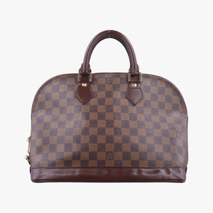 Pre-owned Louis Vuitton Alma PM EBENE Damier Canvas N51131 handbag | stylenewstar