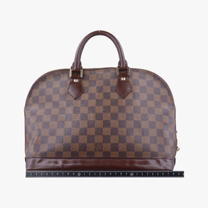Pre-owned Louis Vuitton Alma PM EBENE Damier Canvas N51131 handbag | stylenewstar