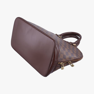 Pre-owned Louis Vuitton Alma PM EBENE Damier Canvas N51131 handbag | stylenewstar