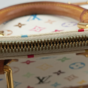 Vintage Louis Vuitton Alma PM white Monogram Multicolor M40443 handbag | stylenewstar