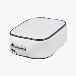 Pre-owned Yves Saint Laurent Monogram Blogger White×Black Leather 425317 shoulderbag | stylenewstar