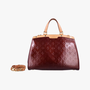 Pre-owned Louis Vuitton Brea MM ROUGE FAUVISTE Vernis M91690 shoulderbag | stylenewstar