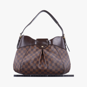 Pre-owned Louis Vuitton SISTINA MM EBENE Damier Canvas N41541 shoulderbag | stylenewstar