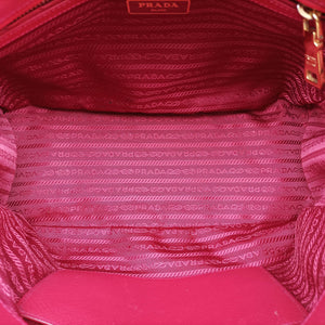 Vintage Prada Galleria Red SAFFIANO Leather BN1801 shoulderbag | stylenewstar