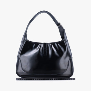 Pre-owned Gucci Jackie Black Patent 001 33 handbag | stylenewstar